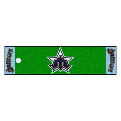 MLB Seattle Mariners 1981 Retro Collection 1.5'x6' Putting Mat - Green