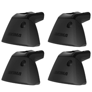 YAKIMA BaseLine Sleek Adjustable Roof Rack Towers with 165 Pound Maximum Load Capacity for Vehicles Without Roof Rails or Gutters, Black, Set of 4 - 1 of 4