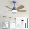 Sofucor 42 Inch Bedroom Ceiling Fans with Lights and Remote Noiseless & Reversible DC Motor 6 Speeds Modern Ceiling Fan Light for Indoor/Living Room - 2 of 4