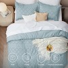 Queen Comforter Set -Bedsure 3Pcs Comforter Bedding Set with Intricate Solid Embroidery - 4 of 4