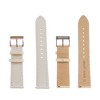 Unique Bargains Women's Men's Cowhide Watch Bands 22mm White 1 Pc - 4 of 4
