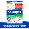 Salonpas Pain Relieving Patch, 20 Count, for Back, Neck, Shoulder, Knee Pain and Muscle Soreness, 8 Hour Pain Relief, 2.83" x 1.81" - 3 of 4