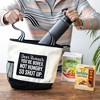Pavilion Gift Company - Dear Stomach - Insulated Canvas Lunch Tote - Handbags - 3 of 4