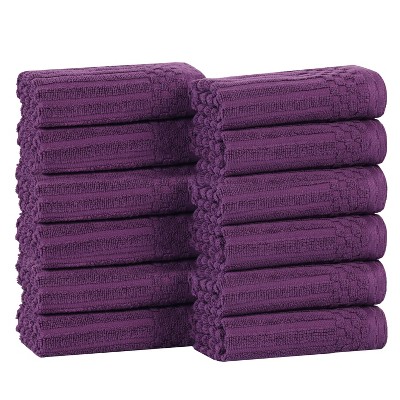 Modern Ribbed Cotton  Assorted Towel Set by Blue Nile Mills