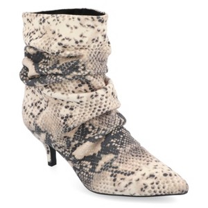 Journee Collection Women's Jo Pull On Kitten Heel Booties - 1 of 4
