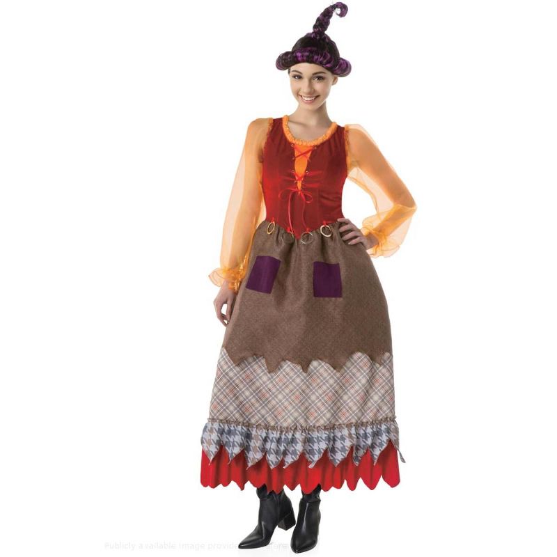 Studio Halloween Salem Goofy Witch Hocus Pocus Inspired Adult Costume, 1 of 2