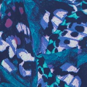 navy butterfly wings