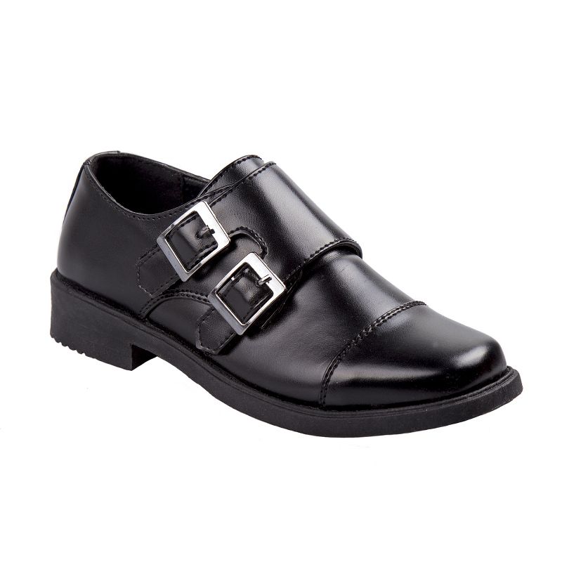 Josmo Boy's Metal Buckle Accent Dress Oxford Boys' Shoes - Comfortable Uniform Formal Boys' Shoes (Toddler/Little Kid), 1 of 6