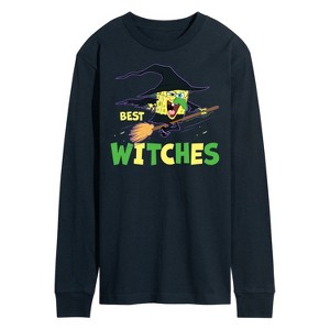 Men's - SpongeBob SquarePants - Best Witches Long Sleeve Graphic T-Shirt - 1 of 4