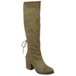 Journee Collection Womens Leeda Block Heel Knee High Boots - 1 of 4