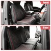 Unique Bargains Car Front Rear Seat Covers Pad for Ford F-150 Crew Cab 2009-2023 5 Pcs - 2 of 4