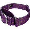 Country Brook Petz 2 Inch Purple Paisley Martingale Dog Collar - image 3 of 4