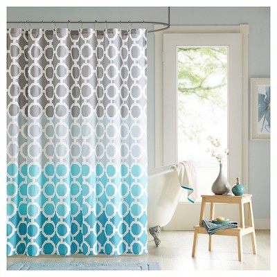 Teal Shower Curtains Target, Teal And Tan Shower Curtain