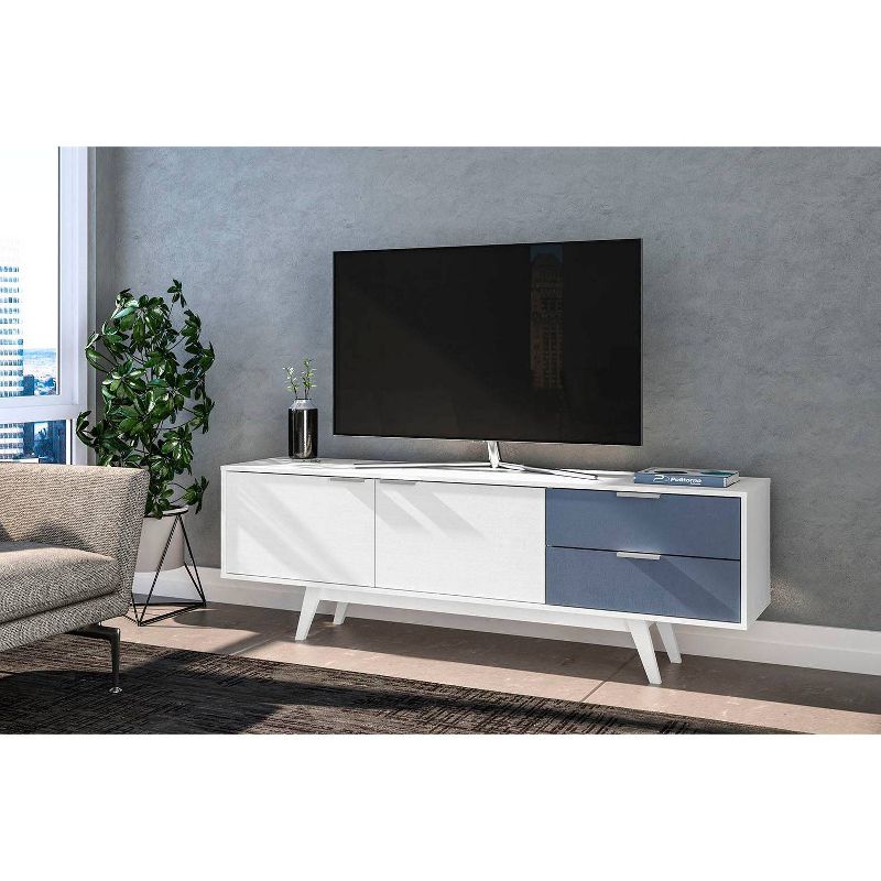 Laos TV Stand for TVs up to 70&#34; Navy Blue - Polifurniture, 5 of 11
