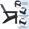 GARPROVM Upgraded Folding HDPE Adirondack Chair Weather-Resistant Outdoor Patio Chair - 4 of 4