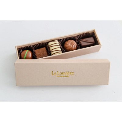 La Louviere Assorted Chocolate Bonbons Gift Box 5 pcs