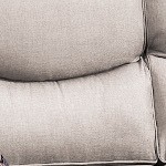 beige cushion/brown wicker