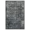 Lahome Machine Washable Traditional Design Floor Mat-Non Slip Ultra Thin Soft Rug for Living Room, Bedroom, or Office - 2 of 4