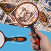 Insten Large Magnifying Glass 100 mm Lens, 6X Handheld Magnifier for Reading, Orange - 3 of 4