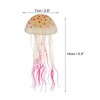 Unique Bargains Silicone Fluorescent Jellyfish Glow Aquarium Decor Ornaments with Suction Cup 2.8"x5.5" - 4 of 4