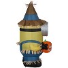 Gemmy Airblown Inflatable Stuart w/ Thanksgiving Banner/Pumpkin Universal , 3.5 ft Tall, Multicolored - 4 of 4