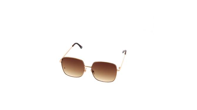 Women&#39;s Metal Oversized Square Sunglasses - Universal Thread&#8482; Brown, 2 of 10, play video