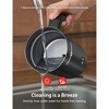 Paris Rhône Electric Milk Frother and Steamer,Black/Sliver - 4 of 4