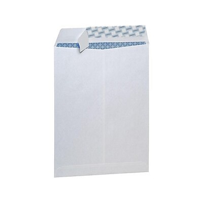 MyOfficeInnovations Tear-Resistant Privacy Tint Catalog Envelopes 9 x 12 White 100/BX 329845