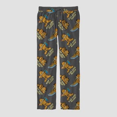 Men's Naruto Knit Fictitious Character Printed Pajama Pants - Orange S