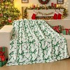 Lomsoe Christmas Bow Throw Blanket Red Blanket Flannel Soft Cute Christmas Bow Xmas Room Decor Gifts for Sofa Couch Travel Bed. - 2 of 4