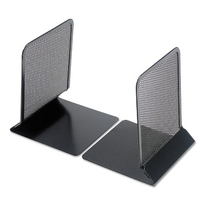 Universal Metal Mesh Bookends 5 3/8" x 6 3/4" Black 20025