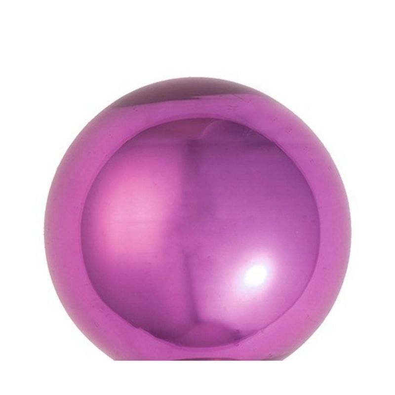 Northlight Shiny Glass Christmas Ball Ornaments - Rose Pink and Gold 2.75" (70mm) - 12ct, 2 of 3