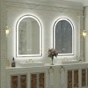 Apmir Super Bright 192 LEDs/m LED Lighted Anti-Fog Tempered Glass Arched Bathroom/Vanity Mirror with ETL & 3-Year Warranty - 3 of 4