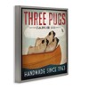 Stupell Industries Vintage Three Pugs in Canoe, 25" x 25" - 3 of 4