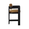 Meridian Furniture,Sacha Saddle Velvet Stool - 4 of 4