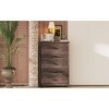 NicBex Drawer Dresser with 5 Drawers Farmhouse Storage Dresser Cabinet with Metal Handles for Living Room,Bedroom - 4 of 4