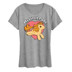 Women's - My Little Pony - Retro Heart Logo Short Sleeve Graphic T-Shirt - 1 of 4