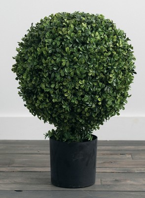 Set Of 3 Boxwood Topiary Spheres Green - Ultimate Innovations : Target