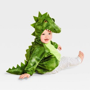 Infant and Toddler Dinosaur Halloween Costume Pullover - Hyde and EEK! Boutique™ Green - 1 of 3
