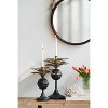 Grungis Round Wall Mirrors with Round Metal Frame,Circle Mirror with Rope Strap Contemporary for Living Room,Entryway,Office - 4 of 4