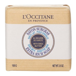 L'Occitane Shea Butter Extra Gentle Soap, Milk, 3.5 oz - 1 of 4
