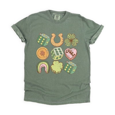 Simply Sage Market Women's St. Patrick's Charm Short Sleeve Garment Dyed Tee