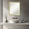 Amanti Art Incline Beveled Wood Framed Bathroom Vanity Wall Mirror - 4 of 4