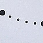 luminous numeral clock face