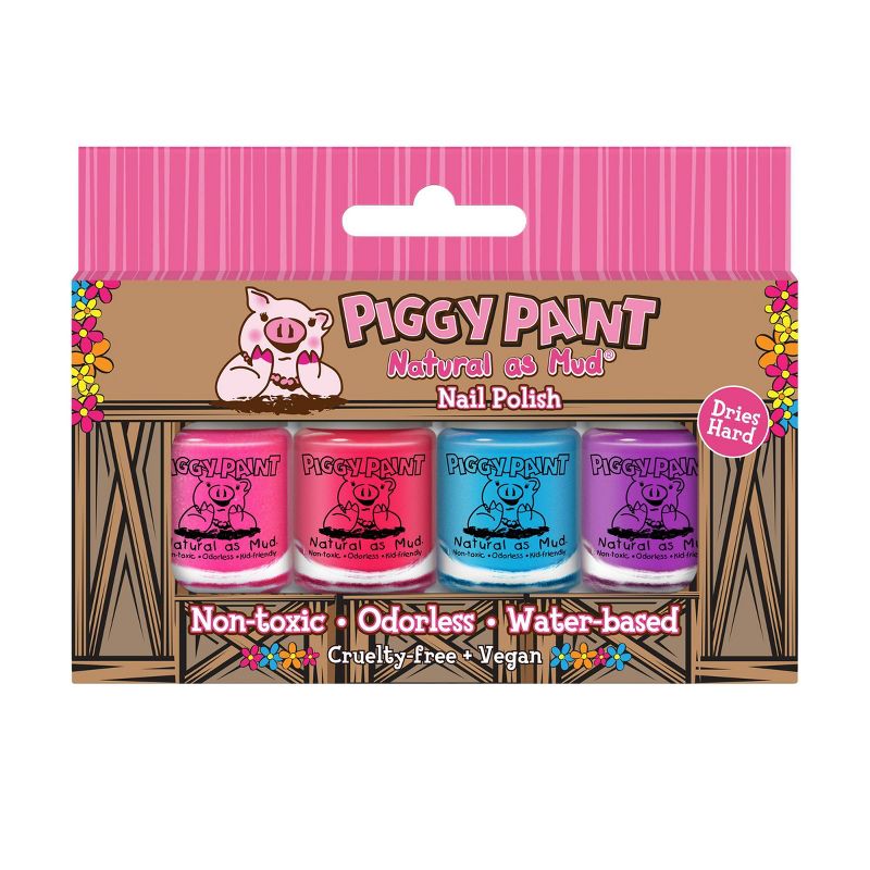Piggy Paint Nail Polish Set - 0.48 fl oz - Natural as Mud - 4pk, 1 of 23