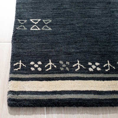 Gray Hand-Knotted Wool 8' x 10' Area Rug