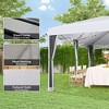 10' x 20' Pop Up Canopy Tent with Netting, Heavy Duty Instant Sun Shelter, Large Tents for Parties with Carry Bag for Outdoor, Garden, Patio - 4 of 4