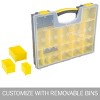 Storage Organizer Toolbox Set - Set of 4 Plastic Clear Top Parts Craft and Hardware Organi - 3 of 4