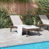 vidaXL Sun Lounger Brown Polypropylene 73.2"x23.6"x11.4" Rattan Finish Adjustable 4-Position Garden Patio Recliner - 3 of 4