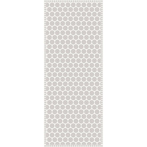 Kate Aurora Dorm Basics take It Off Gray Typography Soft Tufted Oversized Bath  Rug Runner - 2'x5' : Target